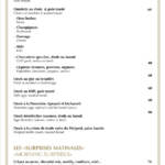 Menu LA PERGOLA Casablanca August 2023 401414-586800